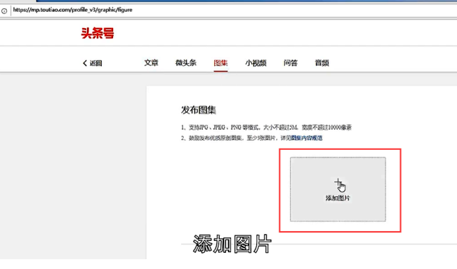 头条怎么发图集-第5张图片-图司机百科