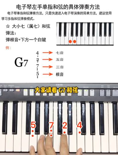 g7和弦是哪几个音-第1张图片-图司机百科